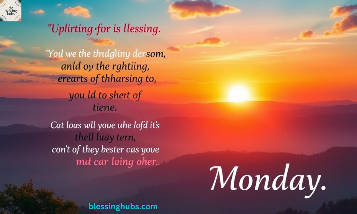 150+ Positive, Inspirational Monday Blessings, Quotes and Prayers