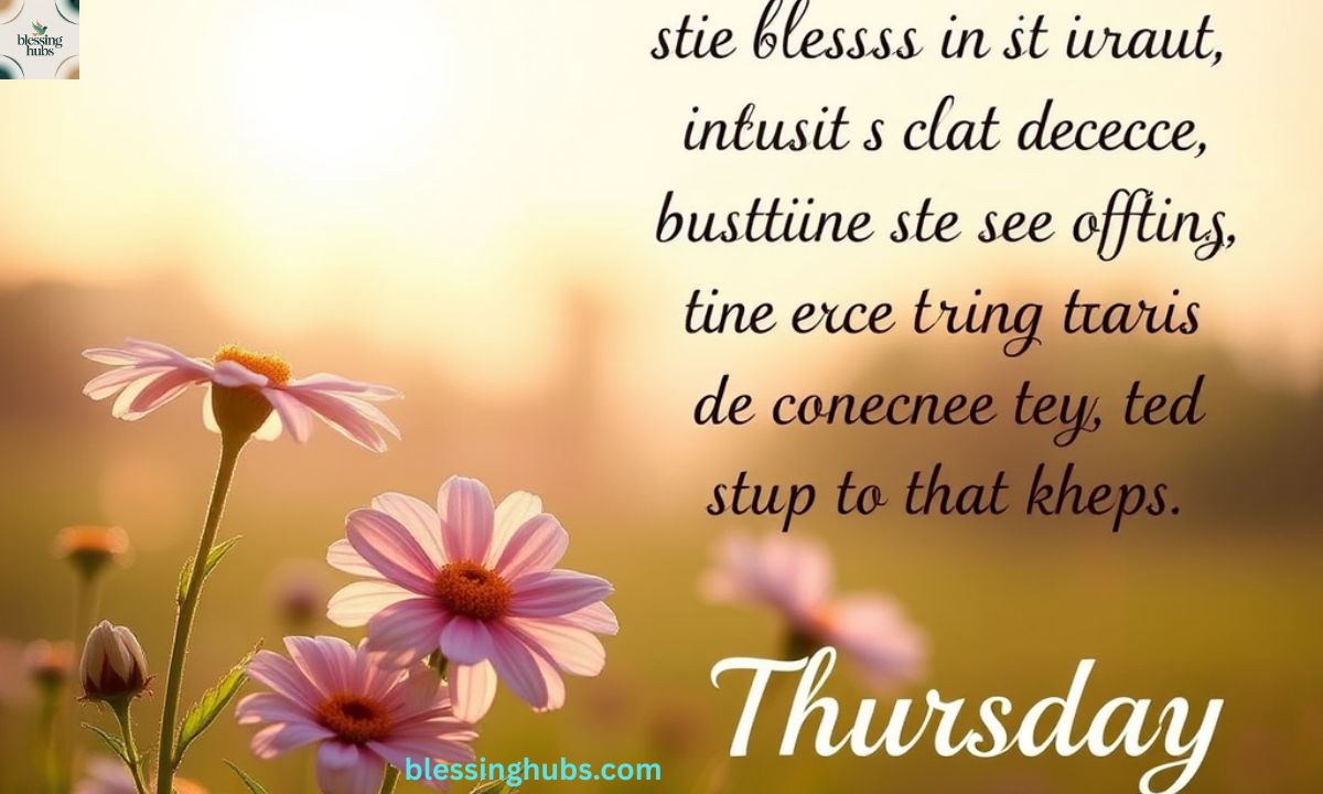 70 Good Morning Thursday Blessings Images and Prayers