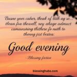 80 Beautiful Good Evening Blessings Images and Quotes