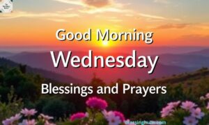 80+ Good Morning Wednesday Blessings and Prayers