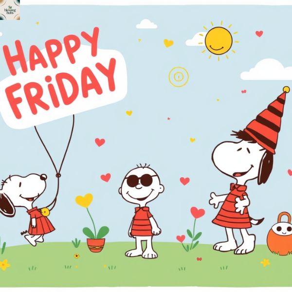Cute and Fun Friday Blessings (Including Snoopy & Happy Images)