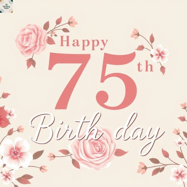 Elegant and Thoughtful Wishes to Celebrate 75 Years