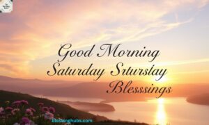 Good Morning Saturday Blessings Images and Greetings