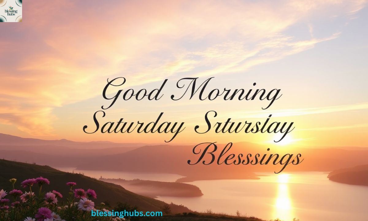 Good Morning Saturday Blessings Images and Greetings