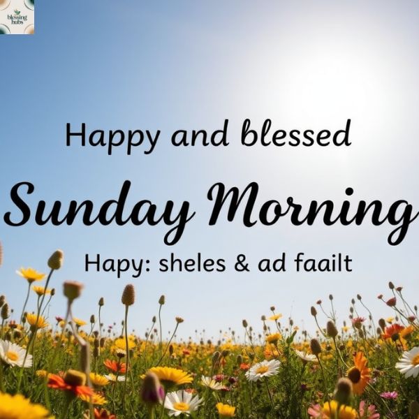 Happy and Blessed Sunday Morning Wishes for Friends and Family