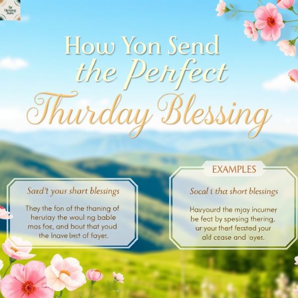 How to Send the Perfect Thursday Blessing (With Real Examples)