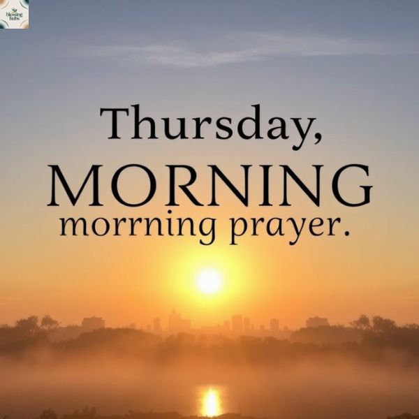 Inspirational Thursday Morning Prayers for a Faithful Start