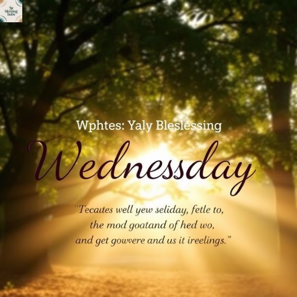 Inspirational Wednesday Blessings to Lift Your Spirit
