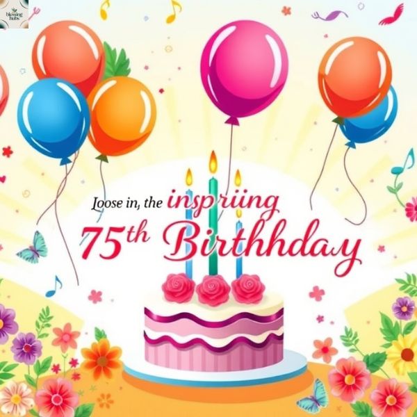 Inspiring 75th Birthday Messages to Honor a Life Well Lived