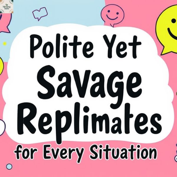 Polite Yet Savage Replies for Every Situation
