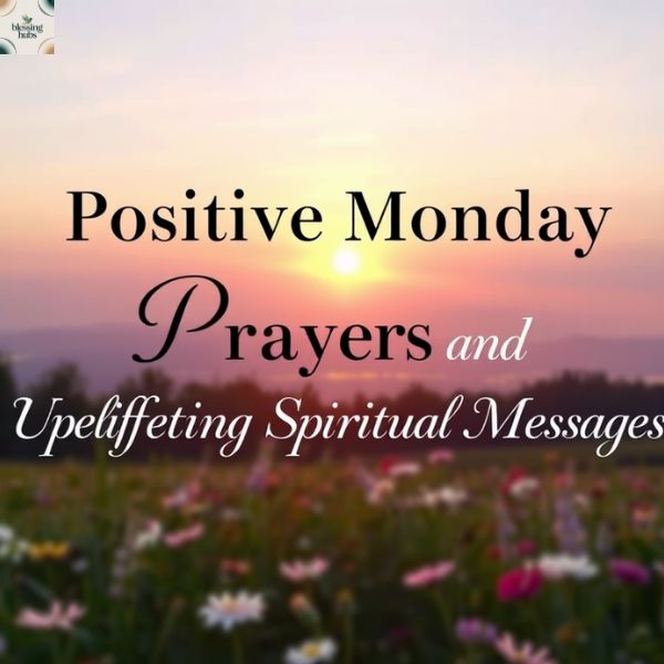 Positive Monday Prayers and Uplifting Spiritual Messages