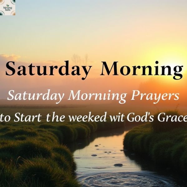 Saturday Morning Prayers to Start the Weekend with God’s Grace