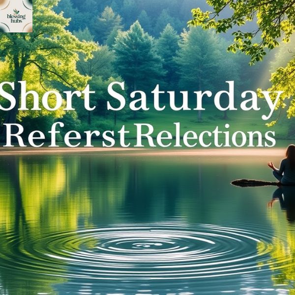 Short Saturday Reflections for Spiritual and Personal Growth