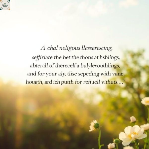 Spiritual and Religious Blessings for the Afternoon