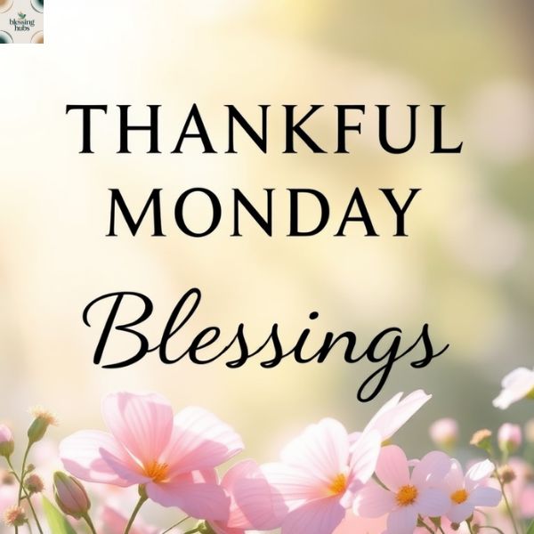 Thankful Monday Blessings to Embrace Faith and Gratitude