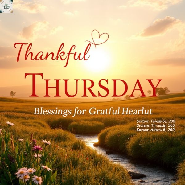 Thankful Thursday Blessings for a Grateful Heart