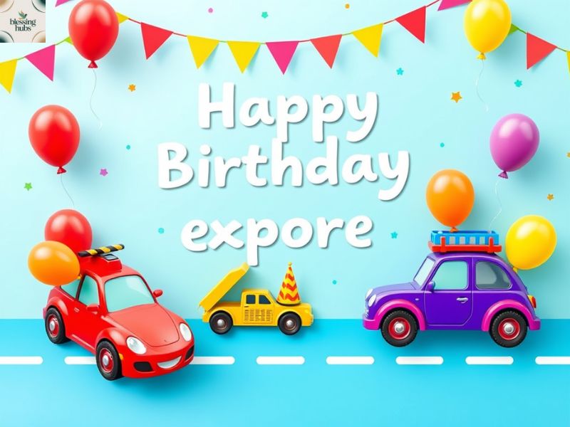 2. 🚗 Fun and Playful Birthday Messages for Your Little Explorer