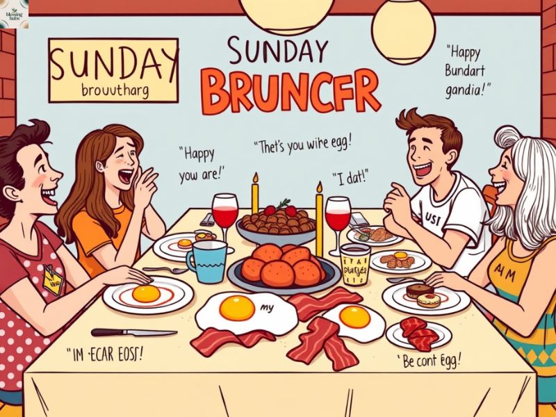 3. Hilarious Sunday Brunch Quotes to Spice Up the Table 🥓🍳