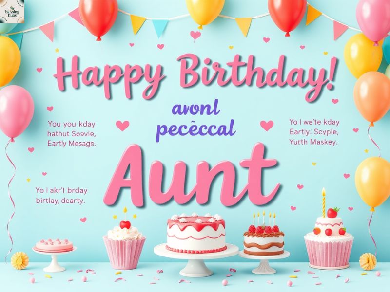 4. Best Short and Sweet Birthday Wishes for a Special Aunty
