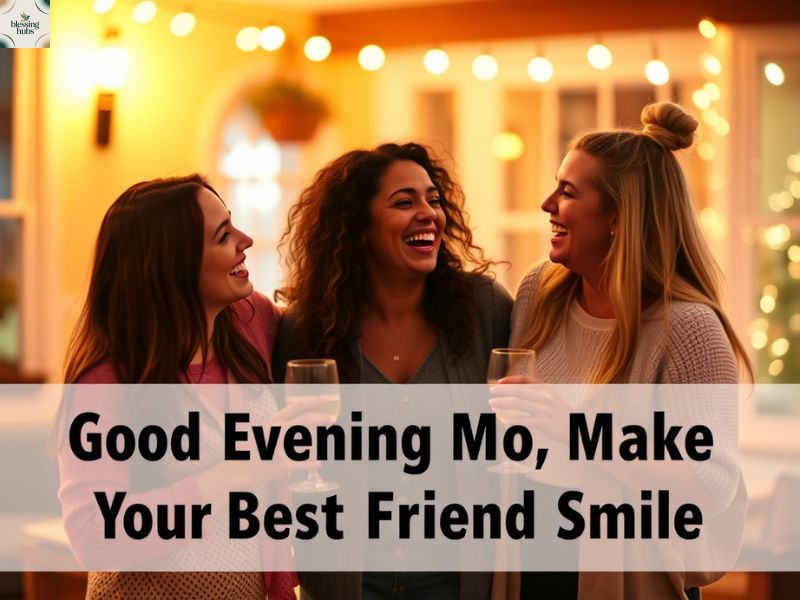 4. Good Evening Messages to Make Your Best Friend Smile