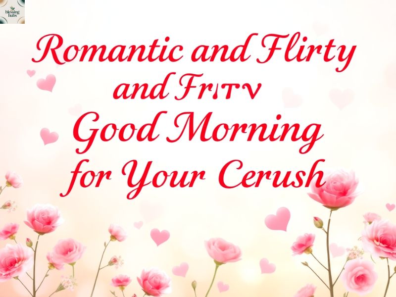 4. Romantic and Flirty Good Morning Messages for Your Crush