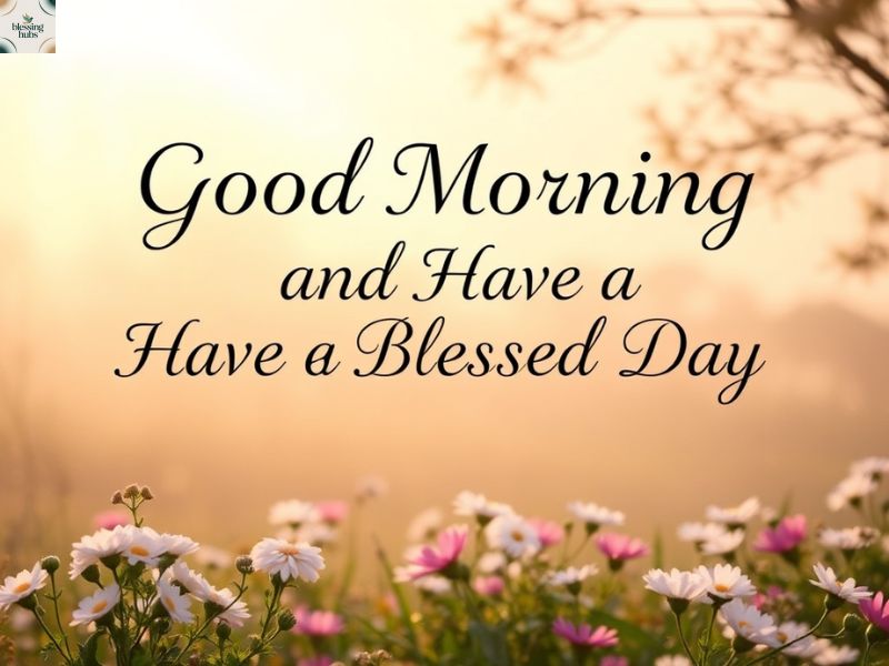 5. Good Morning and Have a Blessed Day Messages for Her