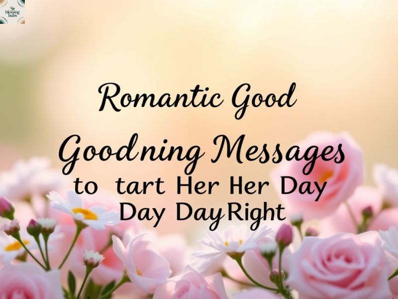 7. Romantic Good Morning Messages to Start Her Day Right