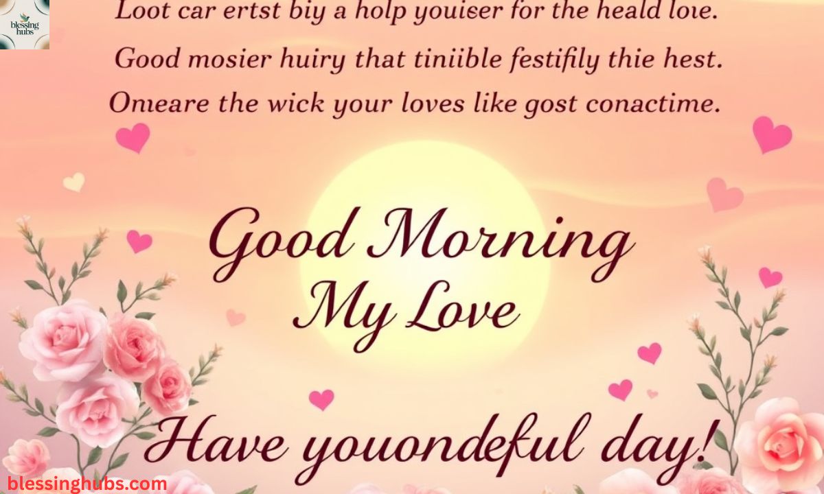 Best Good Morning My Love 75+ Sweet Messages, Quotes