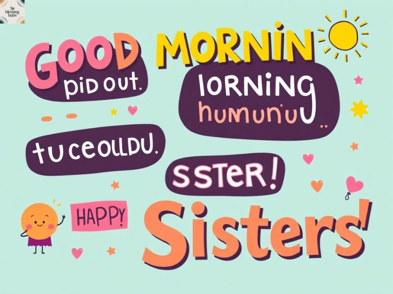 Funny Good Morning Messages for Your Sister (1)