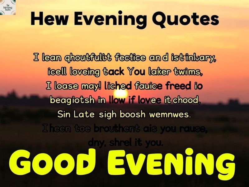 Good Evening Quotes for Brother
