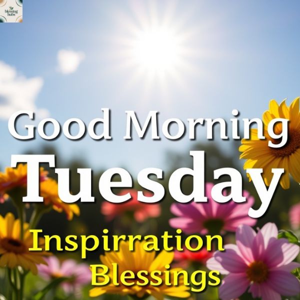 Good Morning Tuesday Inspirational Blessings