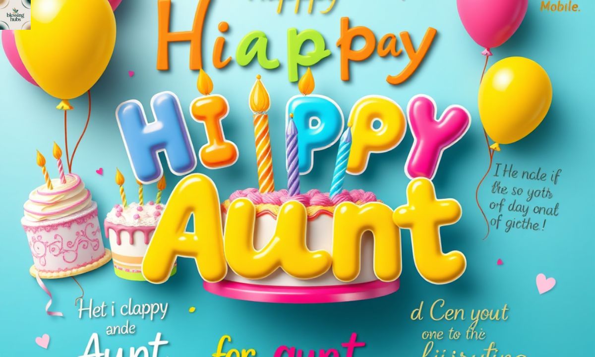 Happy Birthday Aunt Heartfelt, Funny, and Inspirational Messages