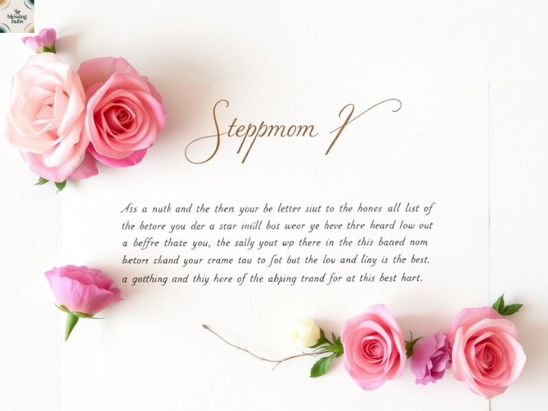 Wedding Day Letter to My StepMom