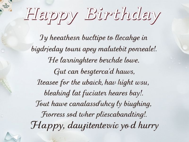 ✝️ Christian Birthday Blessings for Your Daughter-in-Law