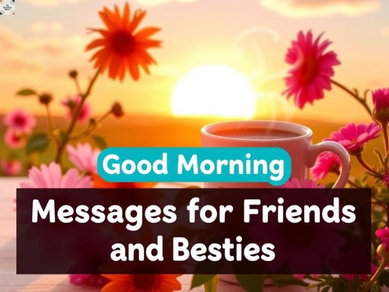 💑 Caring Good Morning Messages for Friends and Besties