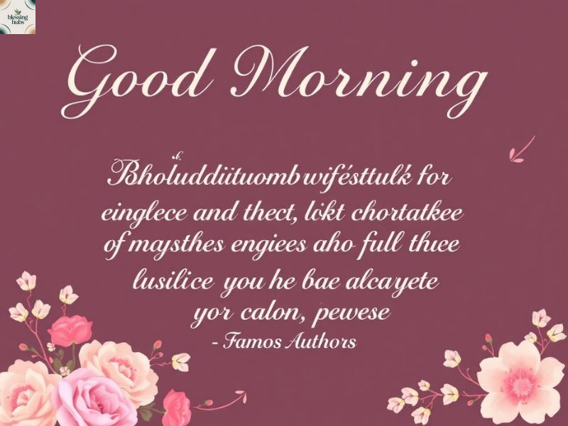 📝 Beautiful Good Morning Quotes for Wife from Famous Authors