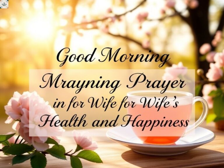 100+ Sweet and Uplifting Good Morning Prayer for my Wife