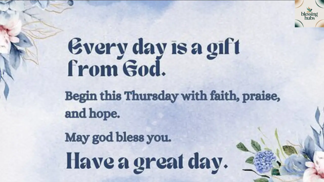 Spiritual Inspiration Thursday Blessings